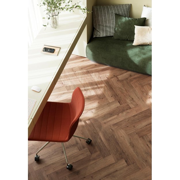 BerryAlloc Zenn Gluedown 55 Herringbone Porto klijuojama LVT vinilinė eglutė