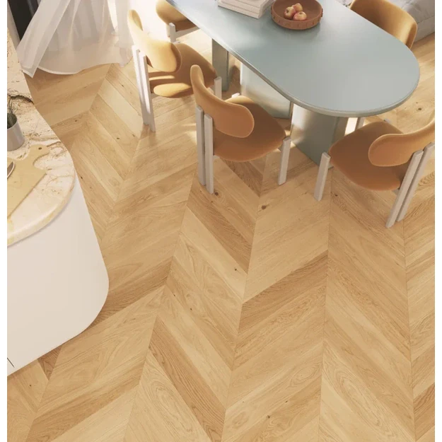Barlinek  Oak Bright  Chevron 130 parketlentės