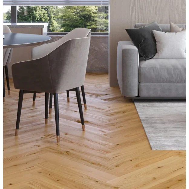 Barlinek Oak Raisins Herringbone 130 parketlentės