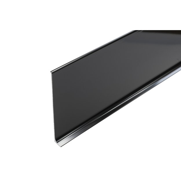 Grindjuostė LP aliuminio 2,5m juoda 80mm