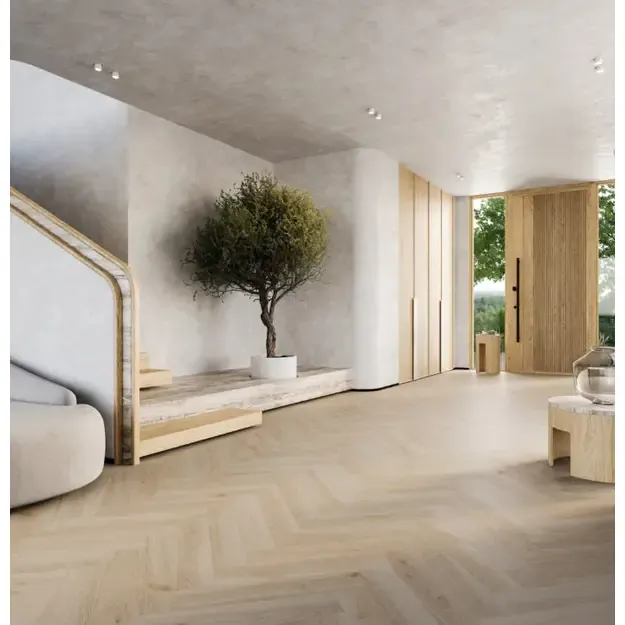 Barlinek NextStep Tea Oak Herringbone SPC vinilinė eglutė 1