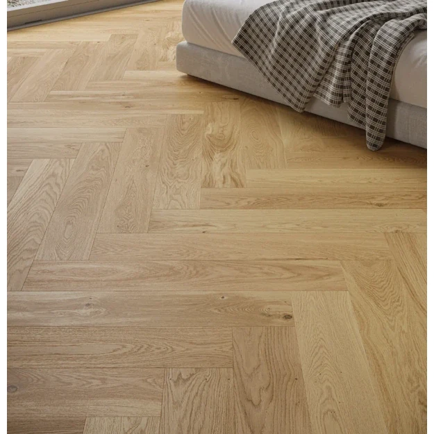 Barlinek Oak Caramel Herringbone 130 parketlentės