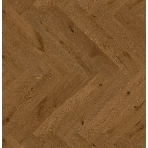 Barlinek Oak Brown Sugar Herringbone 130 parketlentės