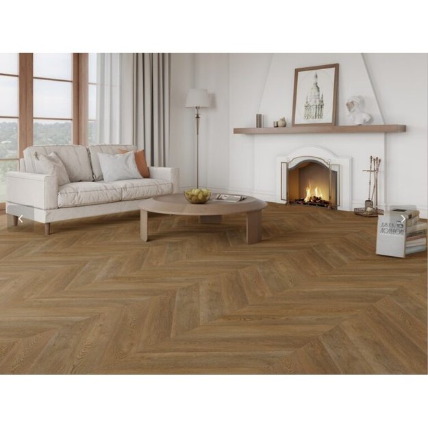Natural Floors Korfu Chevron SPC vinilinė prancūziška eglutė