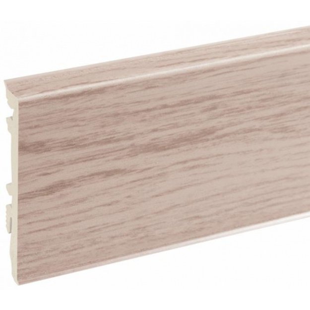 PVC grindjuostė, MASTERLINE, 13x80mm L= 2,20m, Chalky brown Mat / 467