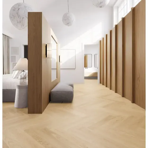 Barlinek NextStep Vanilla Oak Herringbone SPC vinilinė eglutė 1