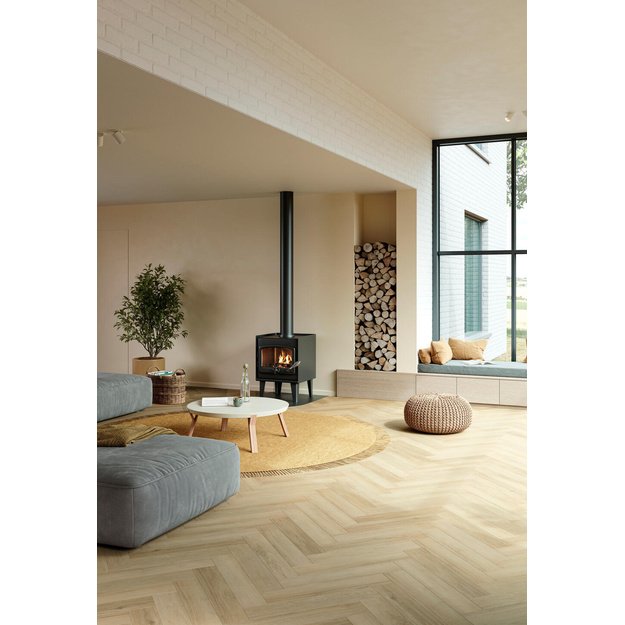 BerryAlloc Zenn Click Comfort 55 Herringbone Sorrento SPC vinilinė grindų danga eglute