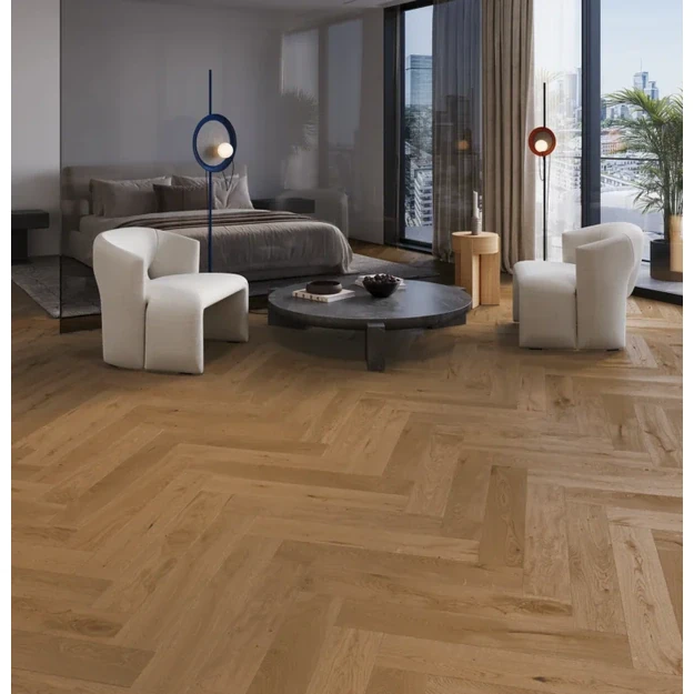 Barlinek Oak Mainland Herringbone 130 parketlentės