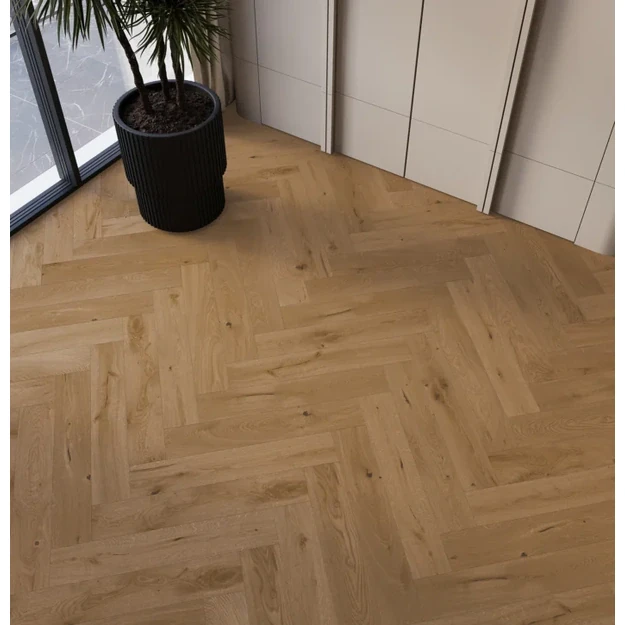 Barlinek Oak Mainland Herringbone 130 parketlentės