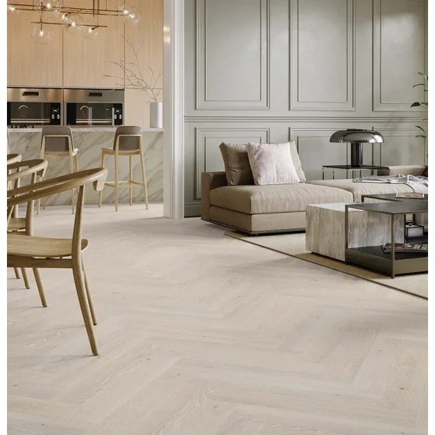 Barlinek Oak Pudding Herringbone 130 parketlentės