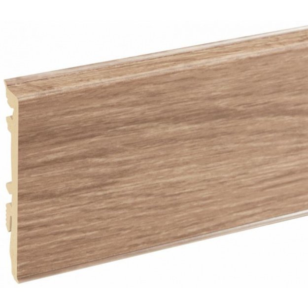 PVC grindjuostė, MASTERLINE, 13x80mm L= 2,20m, Tea brown Mat / 473