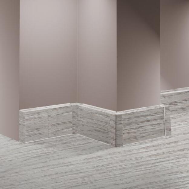 PVC grindjuostė, MASTERLINE, 15x60mm L= 2,20m, Atlantyk Mat / 352 1