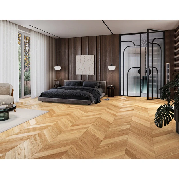 Barlinek  Oak Caramel Chevron 130 parketlentės