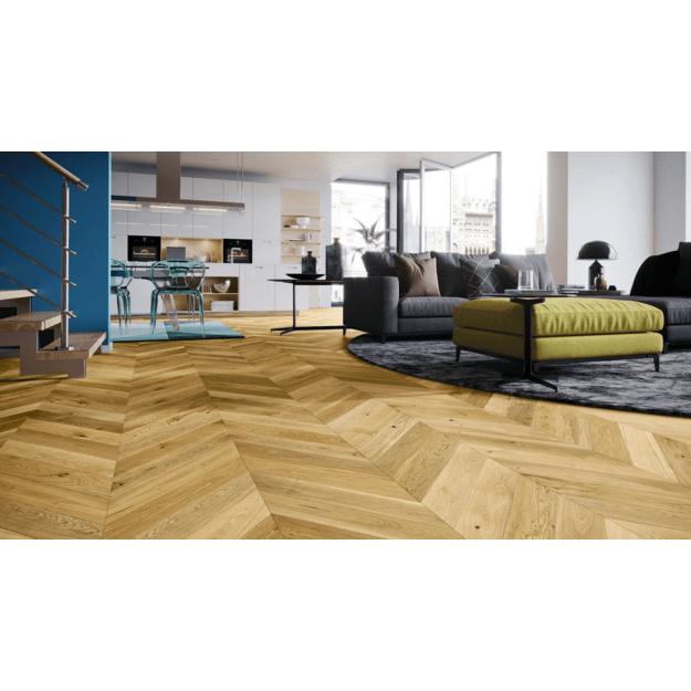 Barlinek  Oak Caramel Chevron 130 parketlentės