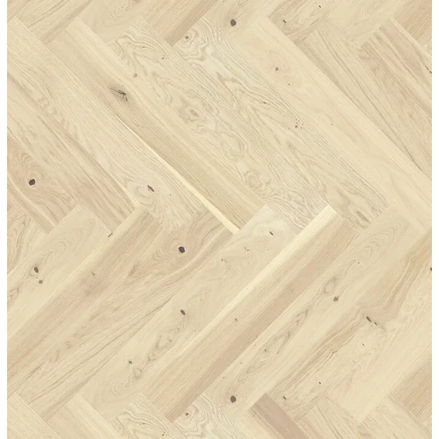 Barlinek Oak Mont Blanc Herringbone 110 parketlentės