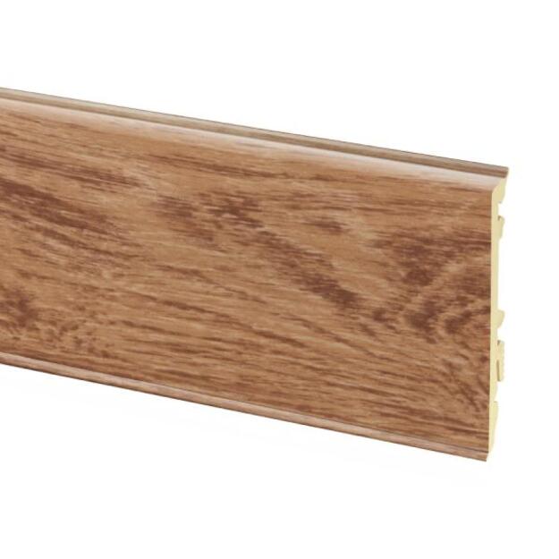 PVC grindjuostė, MASTERLINE, 13x80mm L= 2,20m, Royal Oak Mat / 457