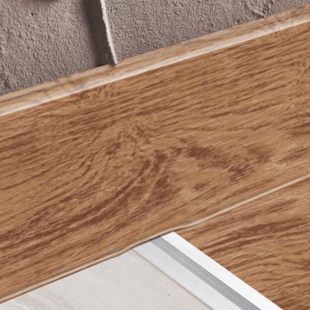 PVC grindjuostė, MASTERLINE, 13x80mm L= 2,20m, Royal Oak Mat / 457 2