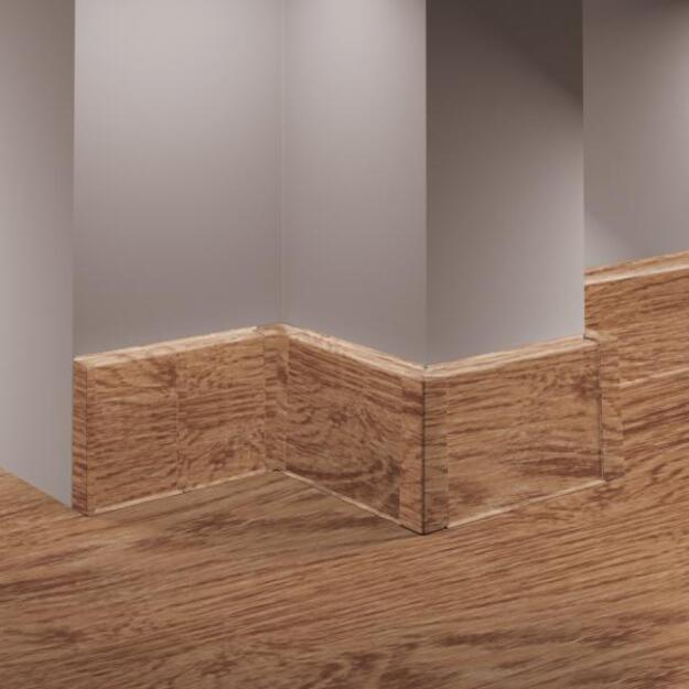 PVC grindjuostė, MASTERLINE, 13x80mm L= 2,20m, Royal Oak Mat / 457 3