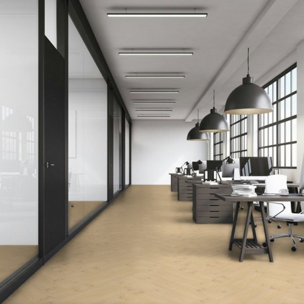 Therdex, XstraLong serie herringbone 9090, 914,4×152,4×3 mm, 33 kl., klijuojama LVT vinilinė lentelė 1