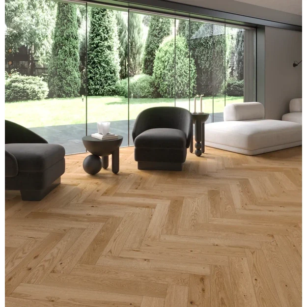Barlinek Oak Mainland Herringbone 110 parketlentės