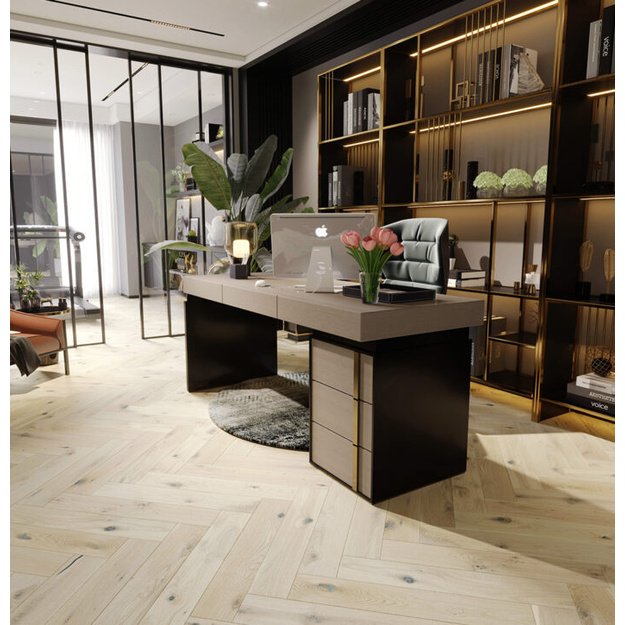 Barlinek Oak Dartmoor Herringbone 130 parketlentės