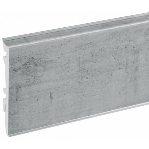 PVC grindjuostė, MASTERLINE, 13x80mm L= 2,20m, Greystone Mat / 476