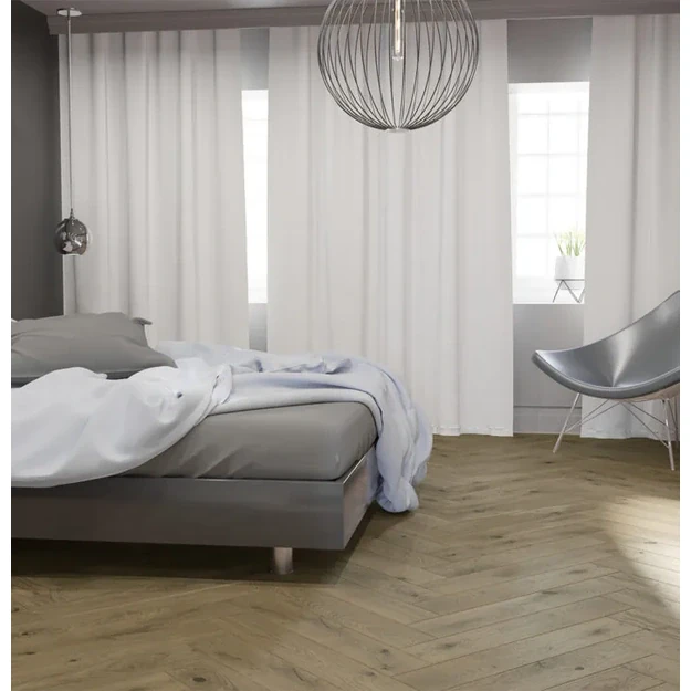 Barlinek Oak Ontario Herringbone 110 parketlentės