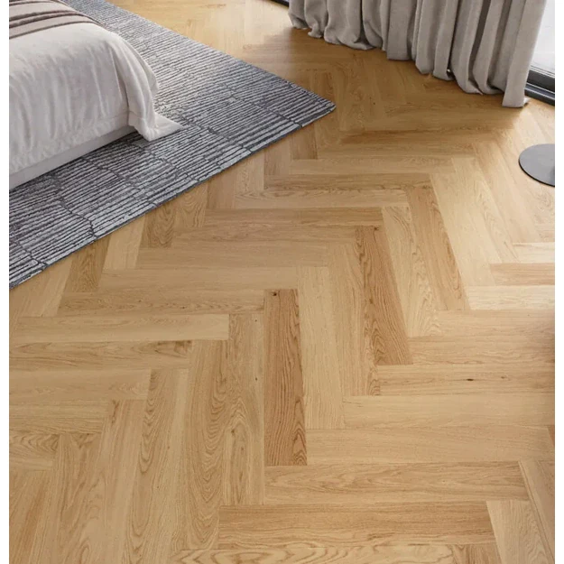 Barlinek Oak Bright Herringbone 110 parketlentės