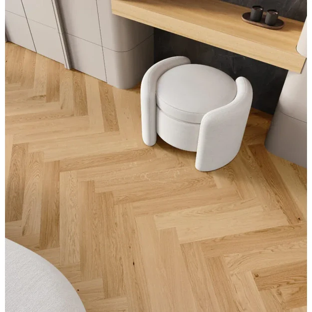 Barlinek Oak Bright Herringbone 110 parketlentės
