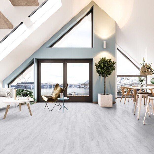 Gerflor, Virtuo, 30 Rigid Acoustic, 39121477, Sunny Snow, 229x1250x5,4 mm, 31kl., rakinamos LVT vinilinės lentelės 2
