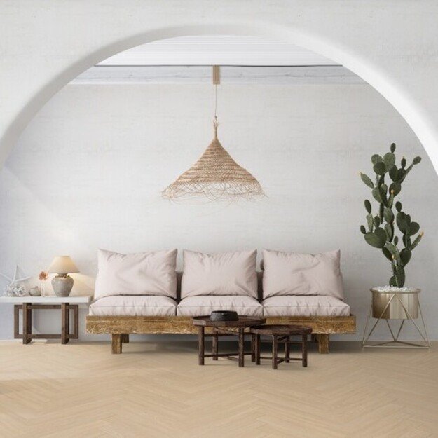 Gerflor, Virtuo, 55 HB Dry Back, 39201460, Blomma Natural, 152x762x2.5 mm, 33kl., klijuojamos LVT vinilinės lentelės eglute 1