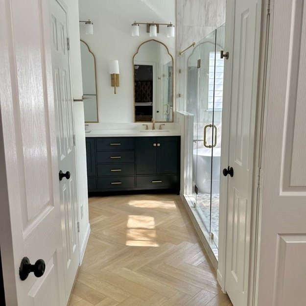 Bestlaminate Adduri A+B Natural Oak ESPC vinilinė grindų danga eglute