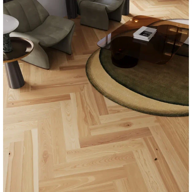 Barlinek Ash Auric Herringbone  130 parketlentės