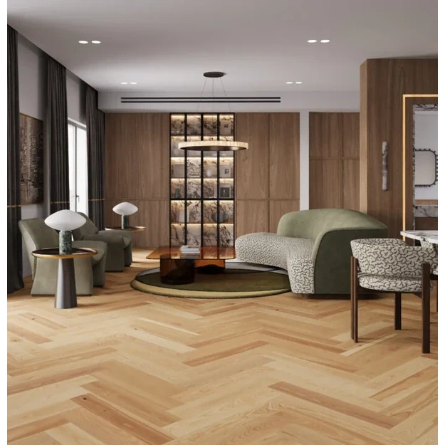 Barlinek Ash Auric Herringbone  130 parketlentės