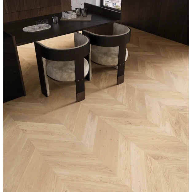 Barlinek  Oak Salt Chevron 130 parketlentės