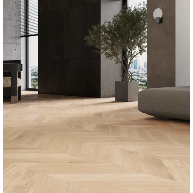 Barlinek  Oak Salt Chevron 130 parketlentės