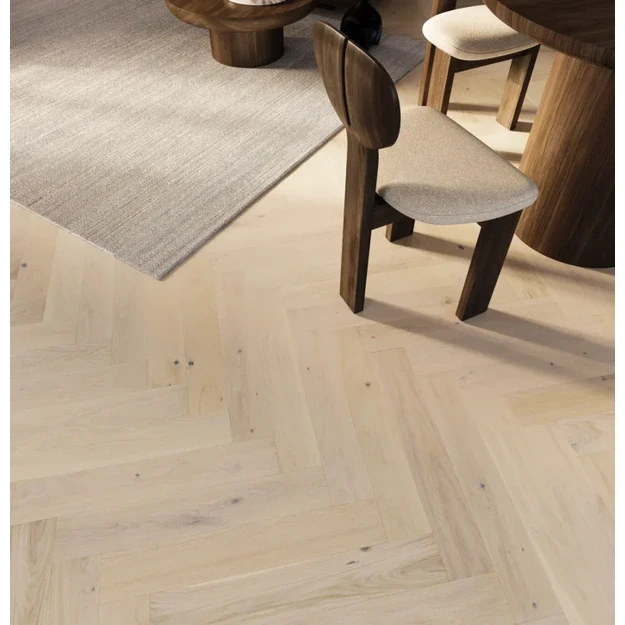 Barlinek Oak Cappuccino Herringbone 110 parketlentės