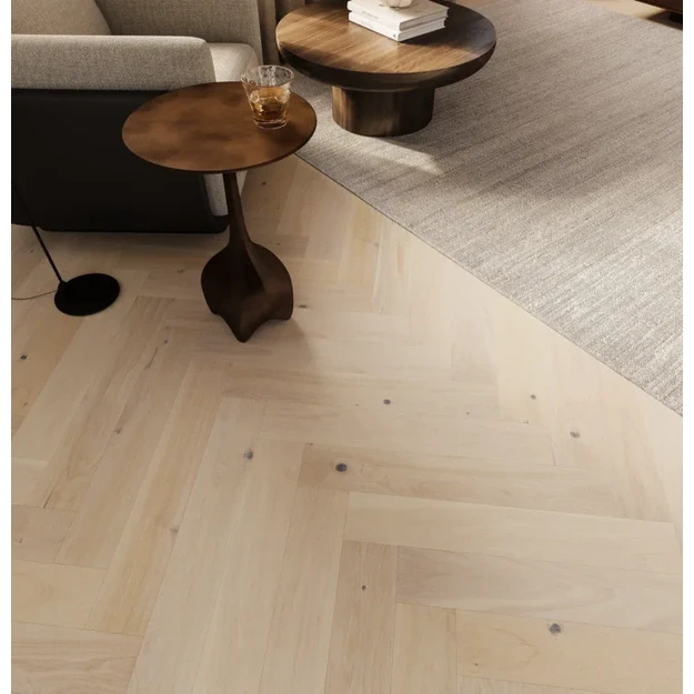 Barlinek Oak Cappuccino Herringbone 110 parketlentės