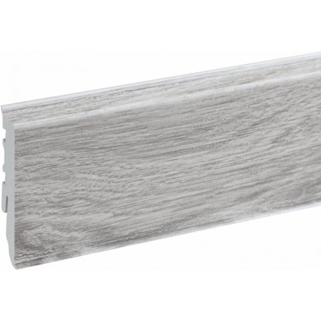 PVC grindjuostė, MASTERLINE, 15x60mm L= 2,20m, Misty Oak Dublin Mat / 528