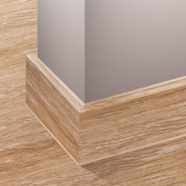 PVC grindjuostė, MASTERLINE, 13x80mm L= 2,20m, Marsylia Mat / 430 3