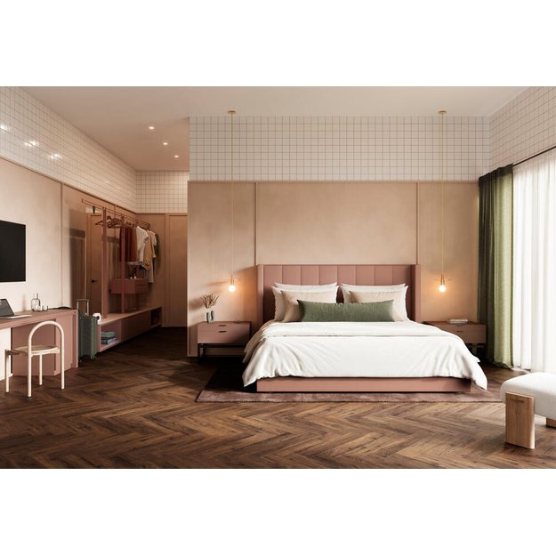 BerryAlloc Zenn Click Comfort 55 Herringbone Palermo SPC vinilinė grindų danga eglute