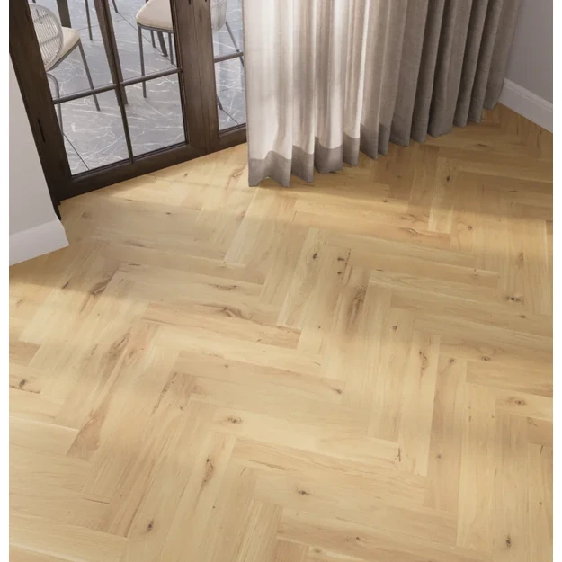 Barlinek Oak Ramsey Herringbone 110 parketlentės