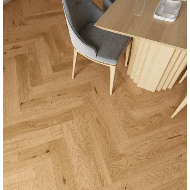 Barlinek Oak Toffee Herringbone 130 parketlentės