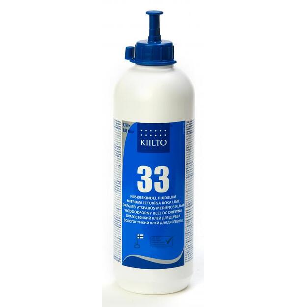 Kiilto 33 Drėgmei atsparūs medienos klijai