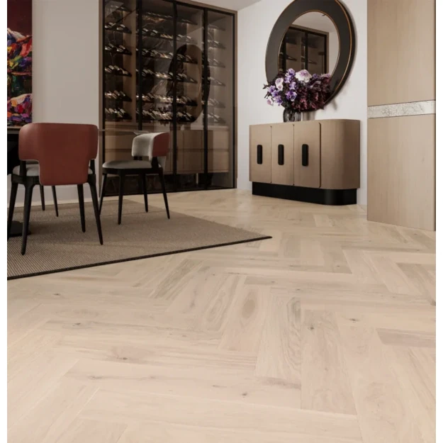 Barlinek Oak Trivor Herringbone 130 parketlentės