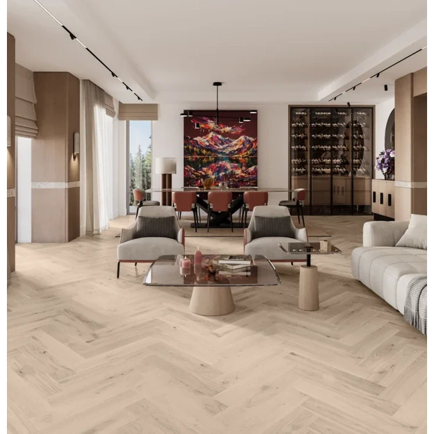 Barlinek Oak Trivor Herringbone 130 parketlentės