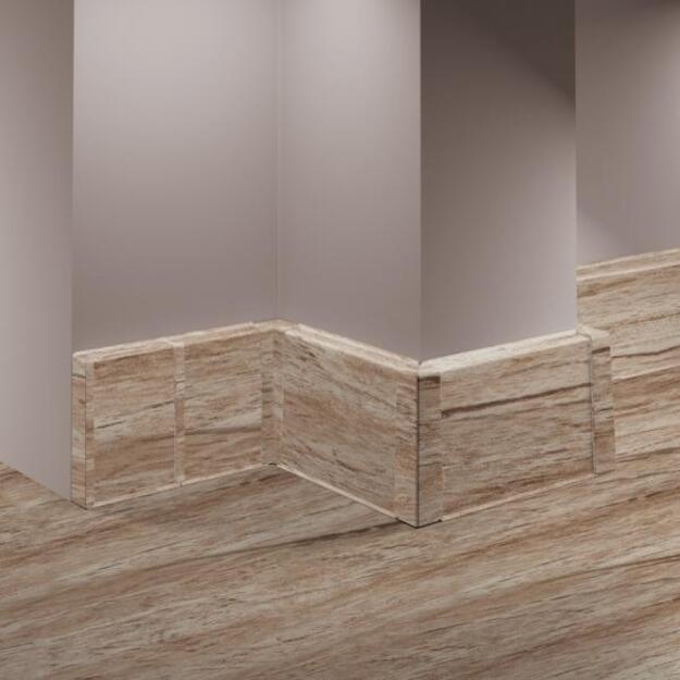 PVC grindjuostė, MASTERLINE, 13x80mm L= 2,20m, Pacyfik Mat / 353 3