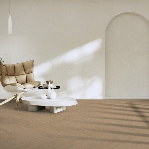 Gerflor, Virtuo, 55 HB Dry Back, 39201465, Blomma Natural, 152x762x2.5 mm, 33kl., klijuojamos LVT vinilinės lentelės eglute 2