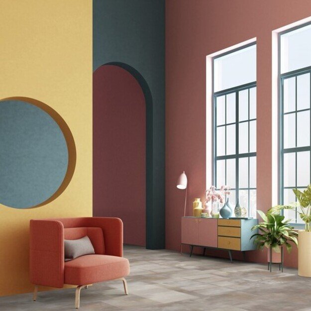 Gerflor, Virtuo, 30 Rigid Acoustic, 39101476, Acuarela Taupe, 399x730x5,4 mm, 31kl., rakinamos LVT vinilinės plytelės 3