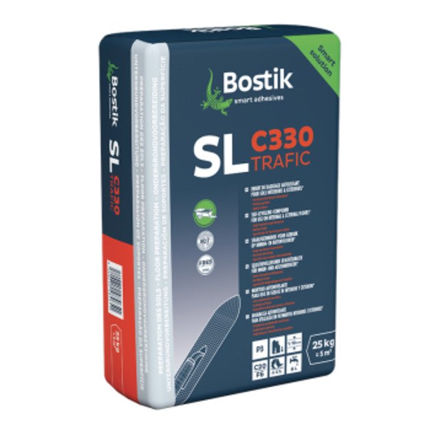 BOSTIK SL C330 TRAFIC 3 - SAVAIME IŠSILYGINANTIS MIŠINYS 25 KG. 1-10 MM 1